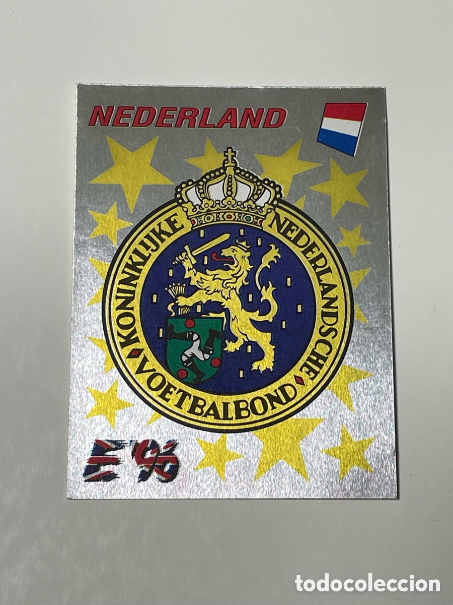 Cartes &agrave; collectionner de Football: Escudo Pa&iacute;ses Bajos Euro Inglaterra &lsquo;96 Panini #75