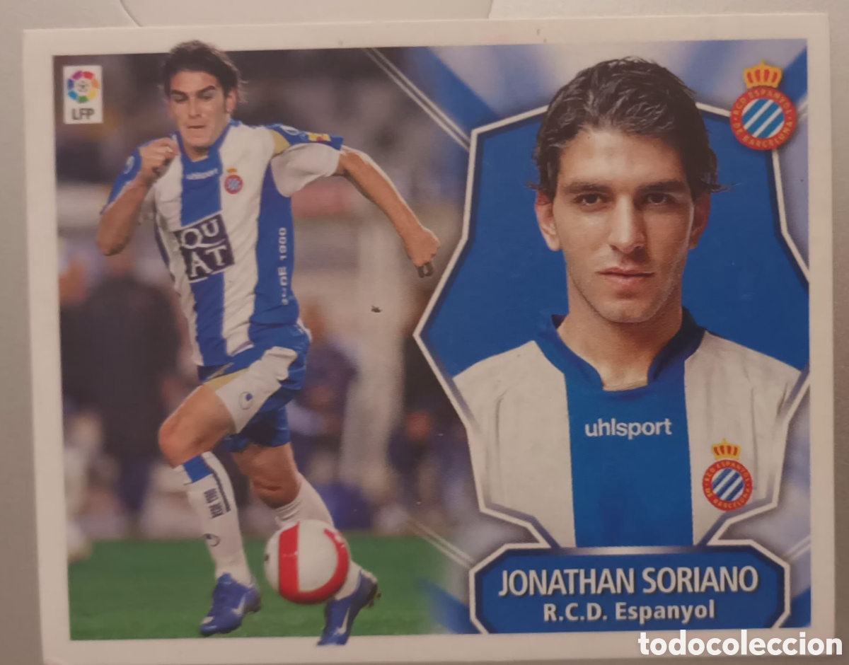 Cartes &agrave; collectionner de Football: CROMO JONATHAN SORIANO. RCD ESPANYOL