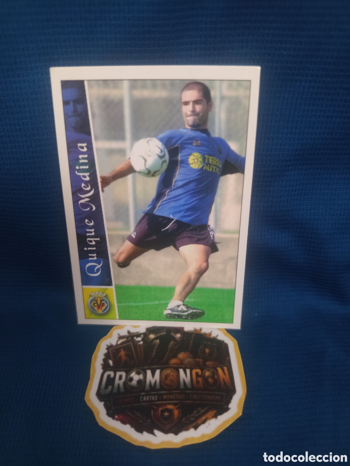 Cartes &agrave; collectionner de Football: ❇️ CROMO ⚽ QUIQUE MEDINA VILLARREAL FICHAS DE LA LIGA 2003 02 03 2002 2003 MUNDICROMO ❇️
