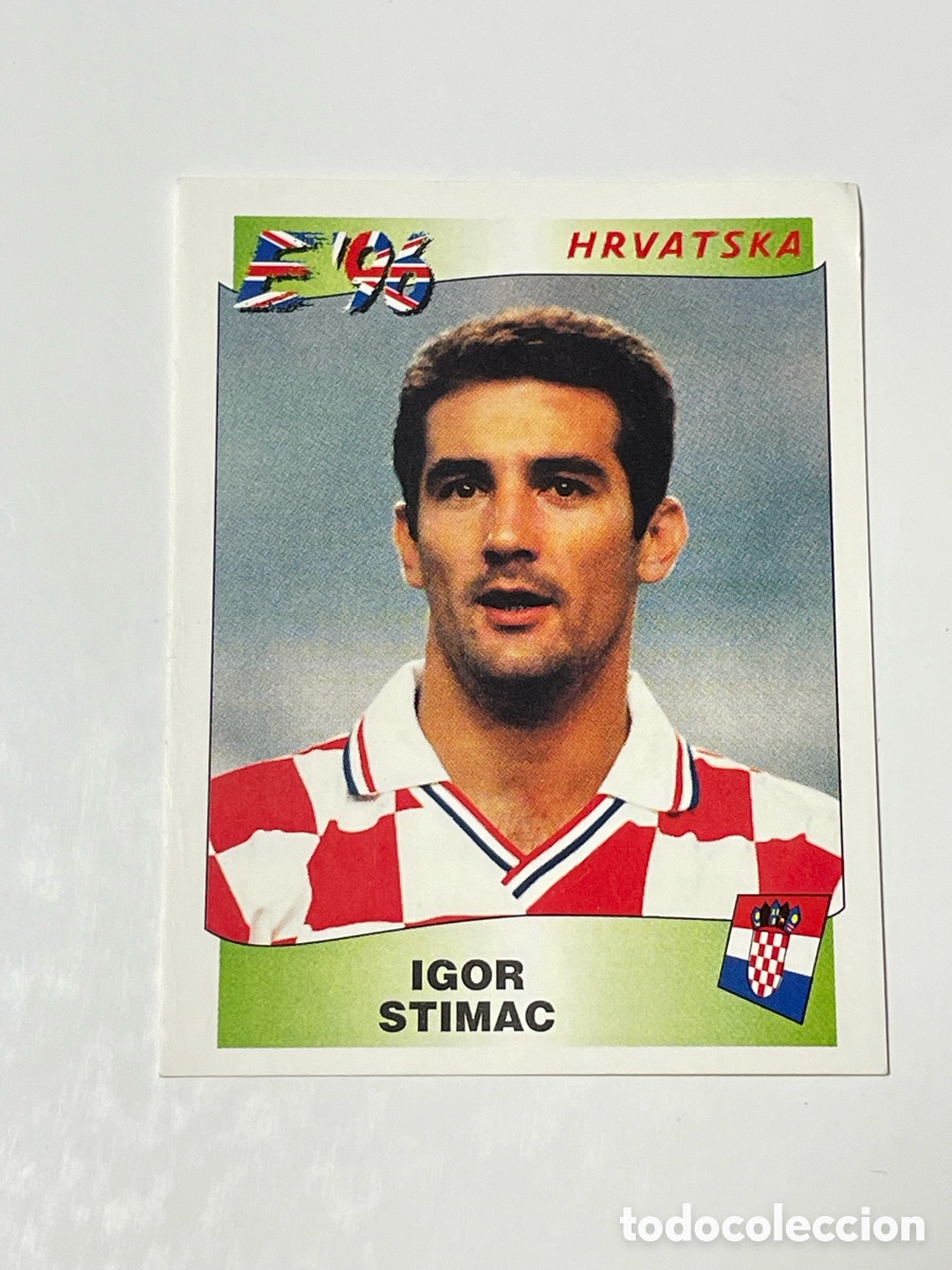 Cromos de f&uacute;tbol: Igor Stimac Croacia Panini Euro Inglaterra &lsquo;96 #340