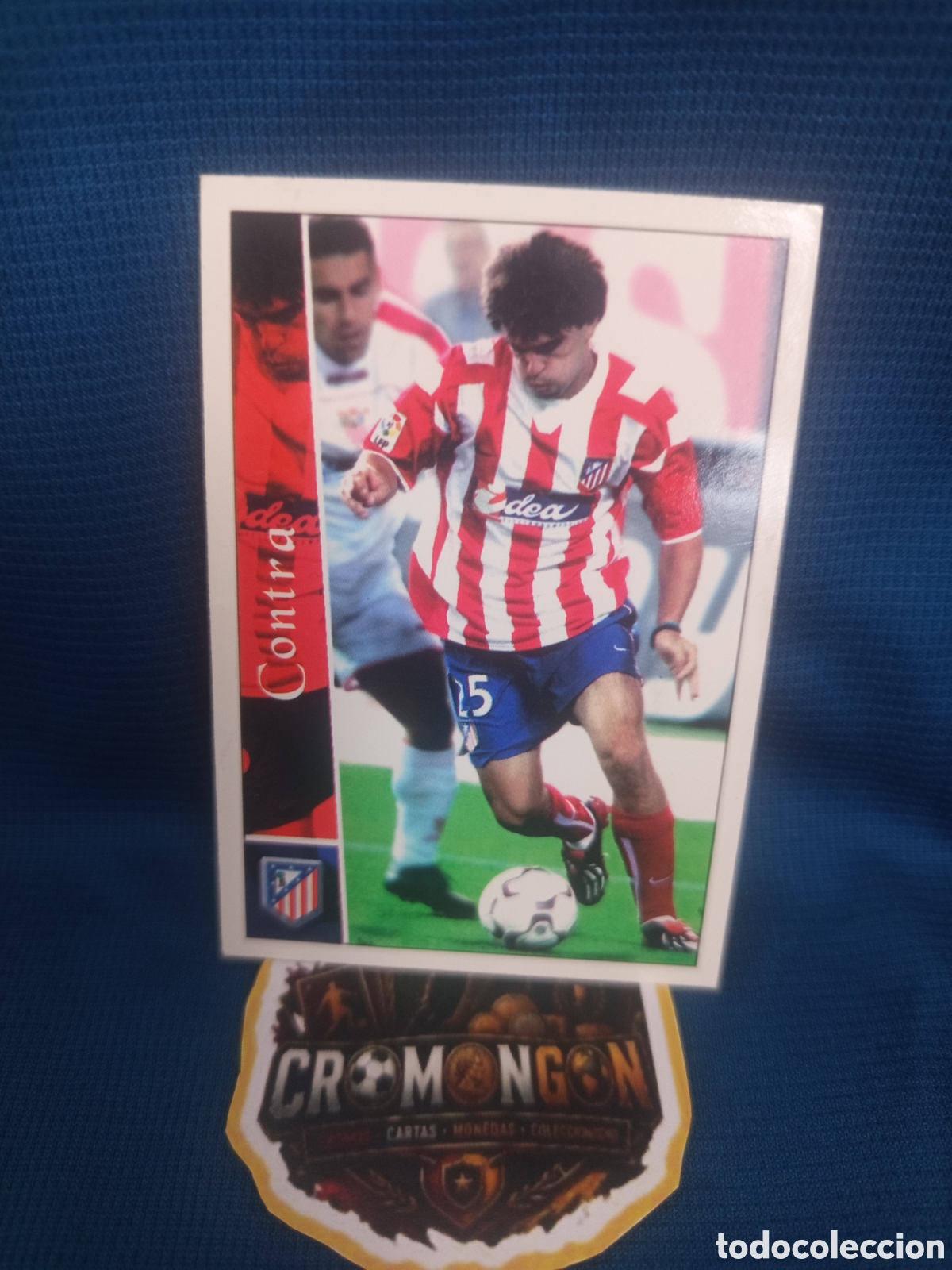 Cromos de f&uacute;tbol: ❇️ CROMO ⚽ CONTRA ATL&Eacute;TICO DE MADRID FICHAS DE LA LIGA 2003 02 03 2002 2003 MUNDICROMO ❇️