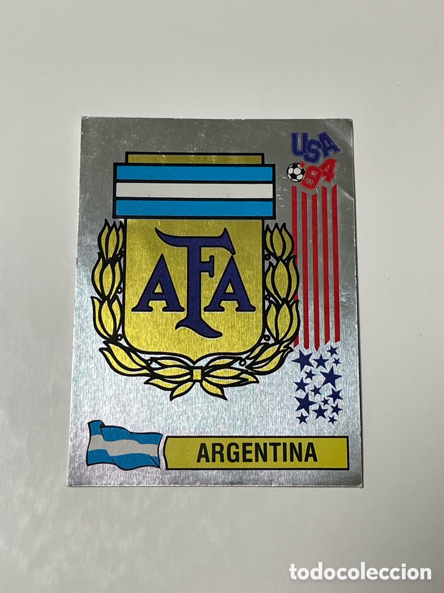 Cromos de f&uacute;tbol: Escudo Argentina Mundial USA &lsquo;94 Panini #249