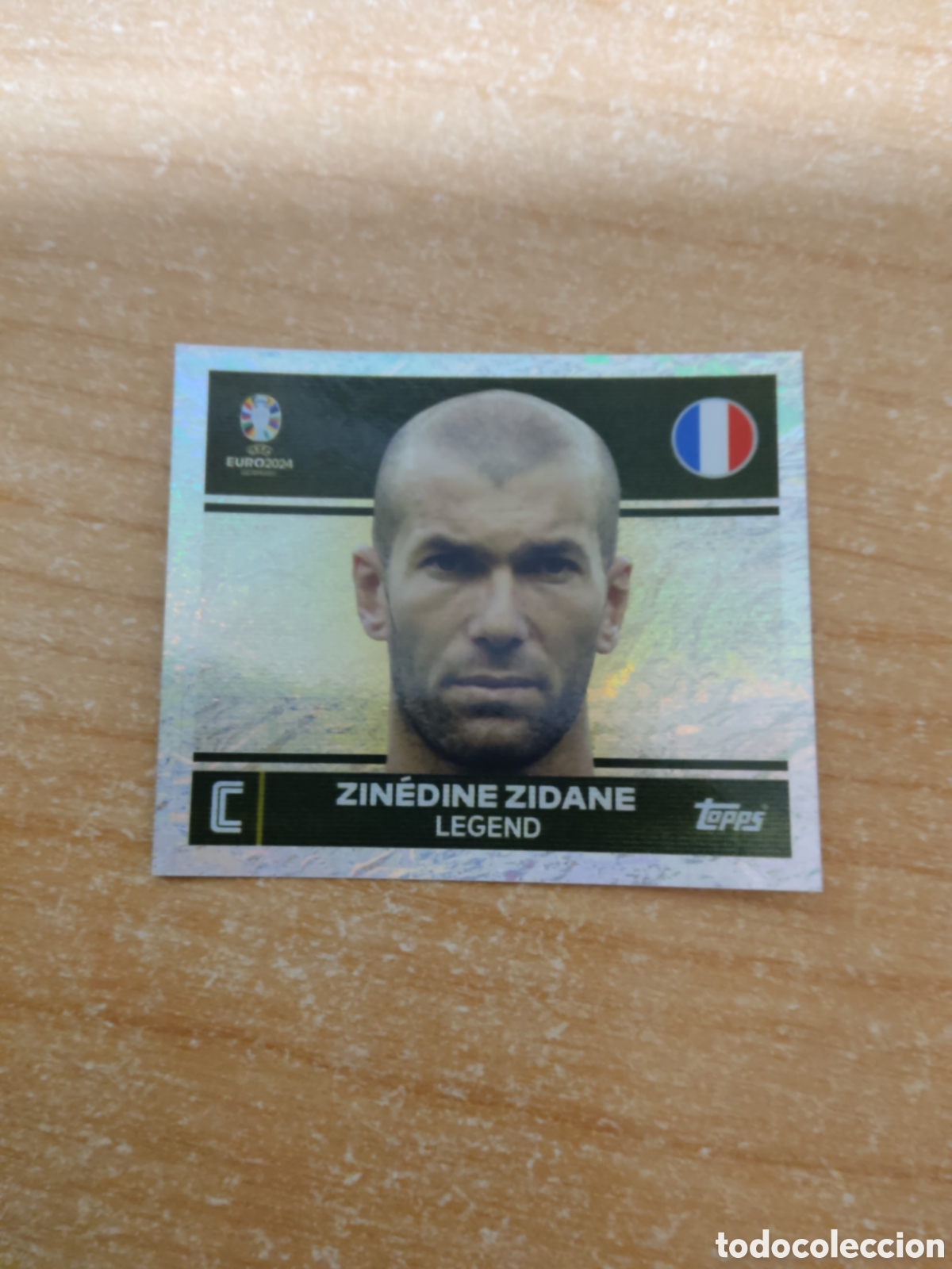 Cromos de f&uacute;tbol: 2 ZINEDINE ZIDANE LEYENDA FRANCIA EUROCOPA 2024
