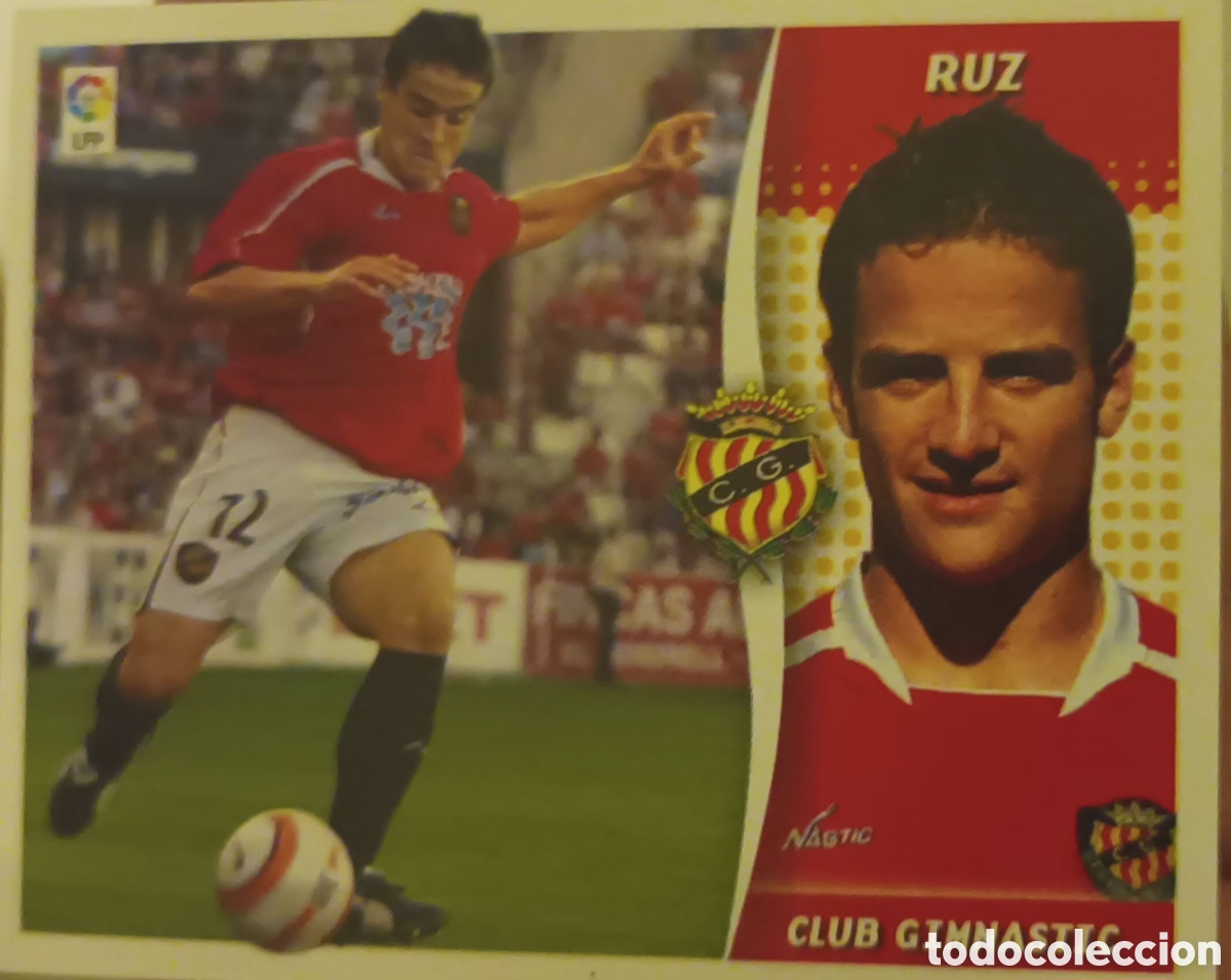 Cromos de f&uacute;tbol: CROMO DE RUZ. C. NASTIC DE TARRAGONA
