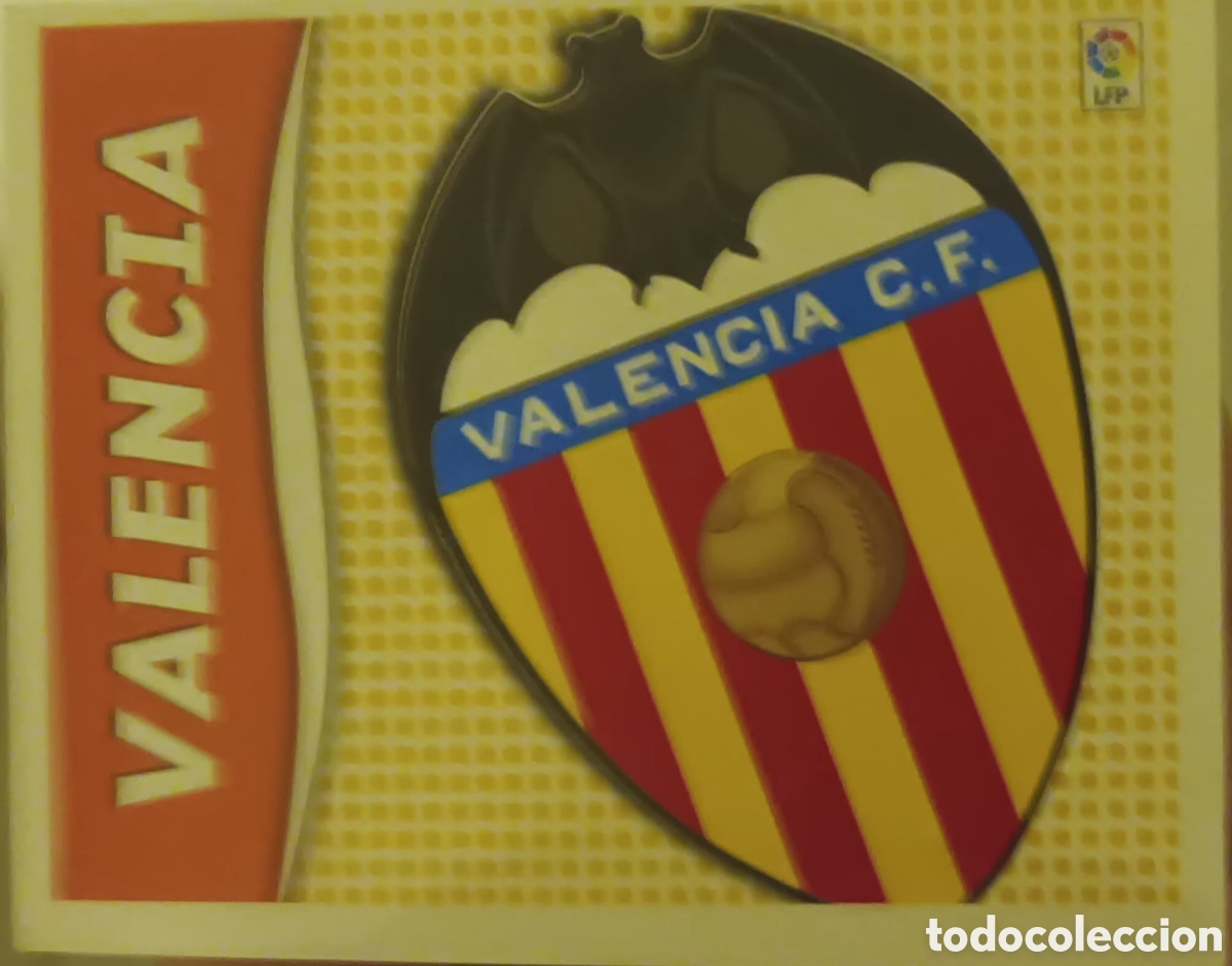 Cromos de f&uacute;tbol: CROMO ESCUDO VALENCIA CF