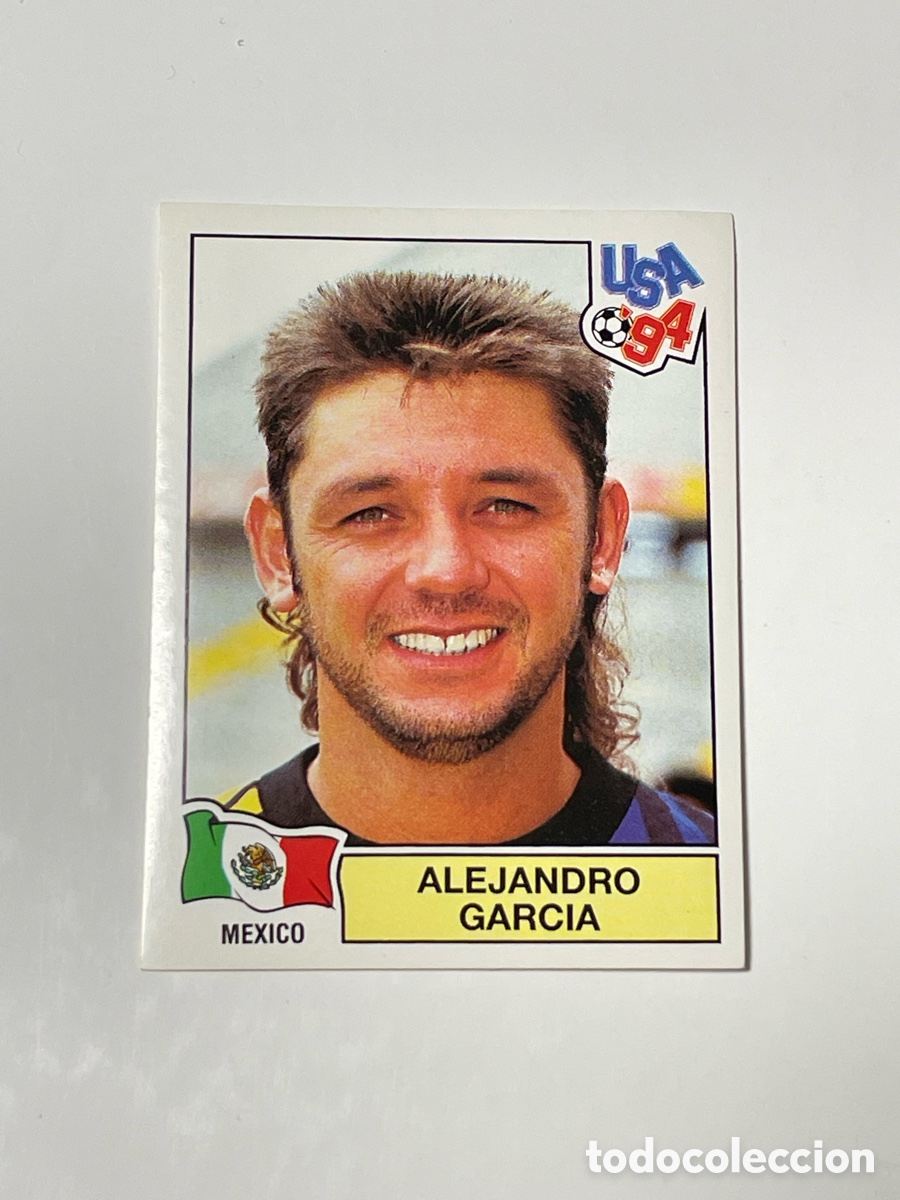 Cromos de f&uacute;tbol: Alejandro Garcia M&eacute;xico Panini USA &lsquo;94 #377