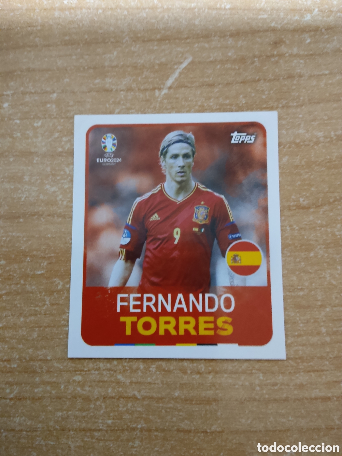 Cromos de f&uacute;tbol: 1 FERNANDO TORRES LEYENDA ESPA&Ntilde;A EUROCOPA 2024