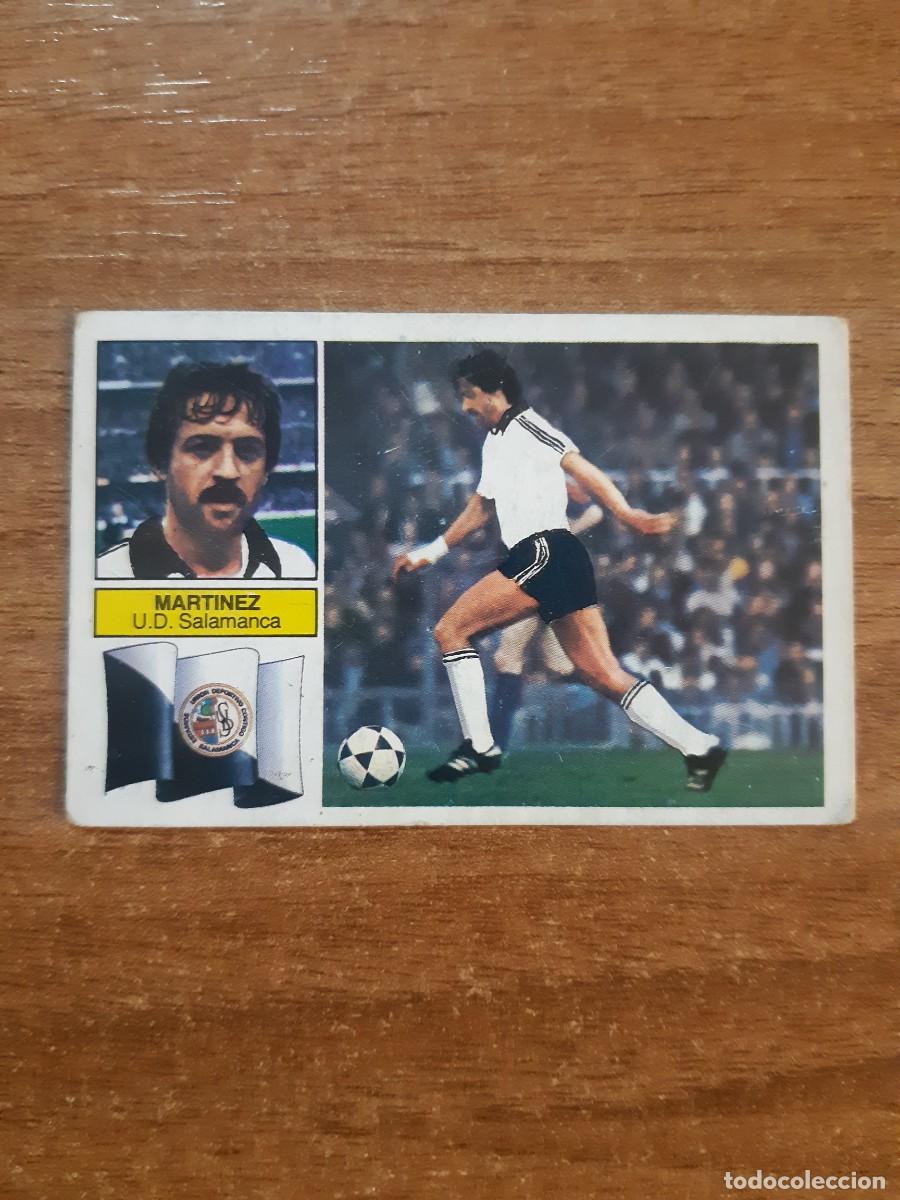 Cromos de f&uacute;tbol: Fichaje 25 Mart&iacute;nez (Salamanca) Liga 82-83 ESTE. Nunca pegado, sin pegar