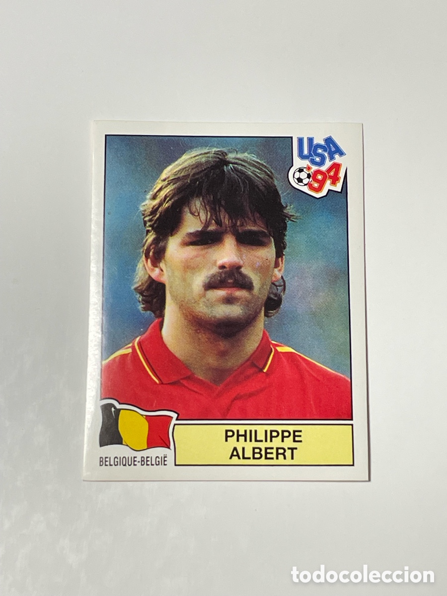 Cromos de f&uacute;tbol: Philippe Albert B&eacute;lgica Panini USA &lsquo;94 #381