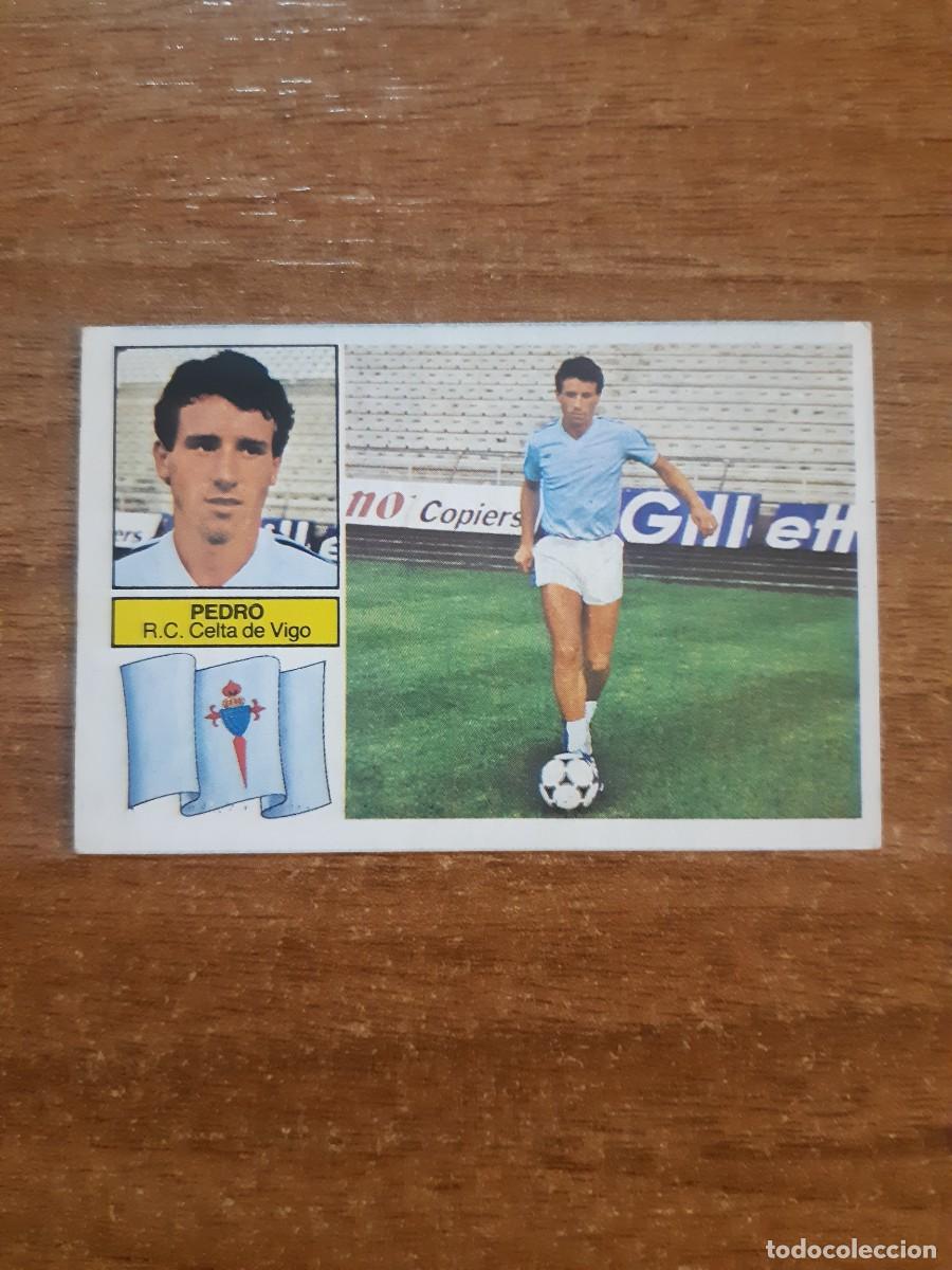 Cromos de f&uacute;tbol: Fichaje 9 Pedro (Celta de Vigo) Versi&oacute;n Liga 82-83 ESTE. Nunca pegado, sin pegar