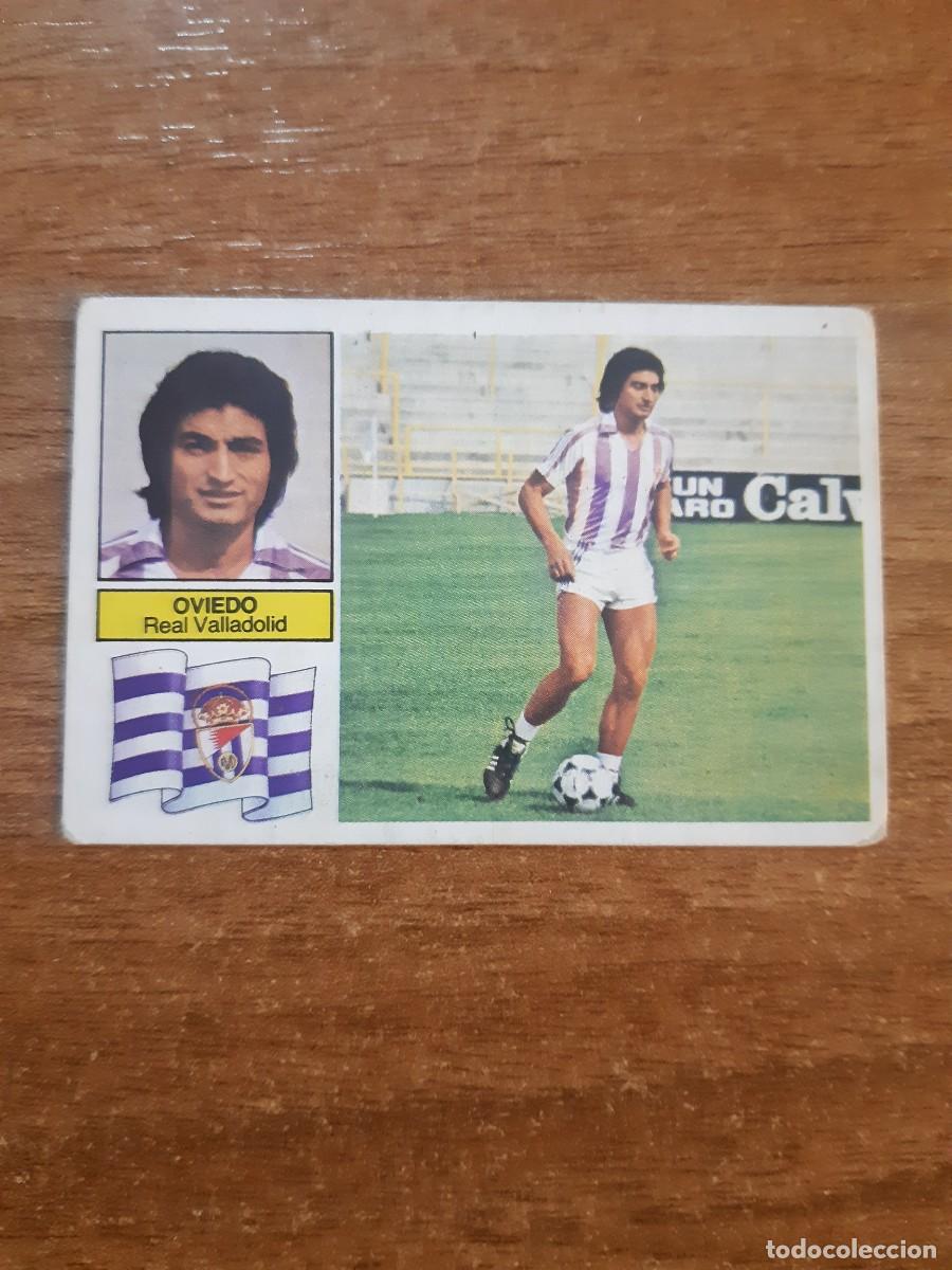 Cromos de f&uacute;tbol: Coloca Oviedo (Valladolid) Liga 82-83 ESTE. Nunca pegado, sin pegar