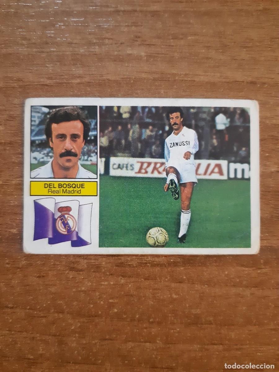 Cromos de f&uacute;tbol: Del Bosque (Real Madrid) Liga 82-83 ESTE. Nunca pegado, sin pegar