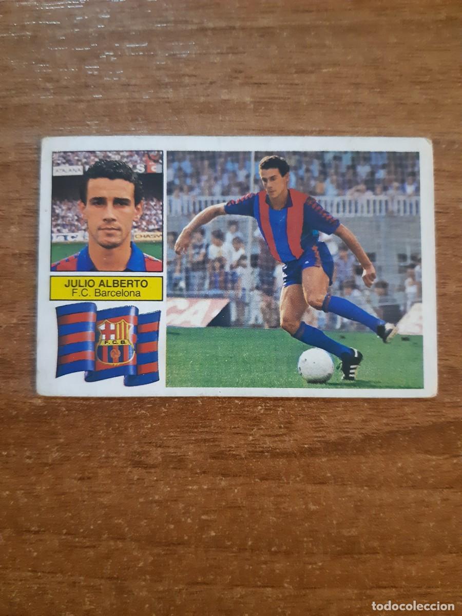 Cromos de f&uacute;tbol: Julio Alberto (Barcelona) Versi&oacute;n Liga 82-83 ESTE. Nunca pegado, sin pegar