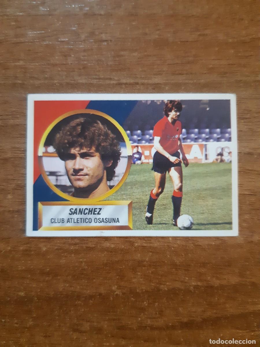 Figurine di Calcio: Fichaje 13 S&aacute;nchez (Osasuna) Liga 88-89 ESTE. Nunca pegado, sin pegar