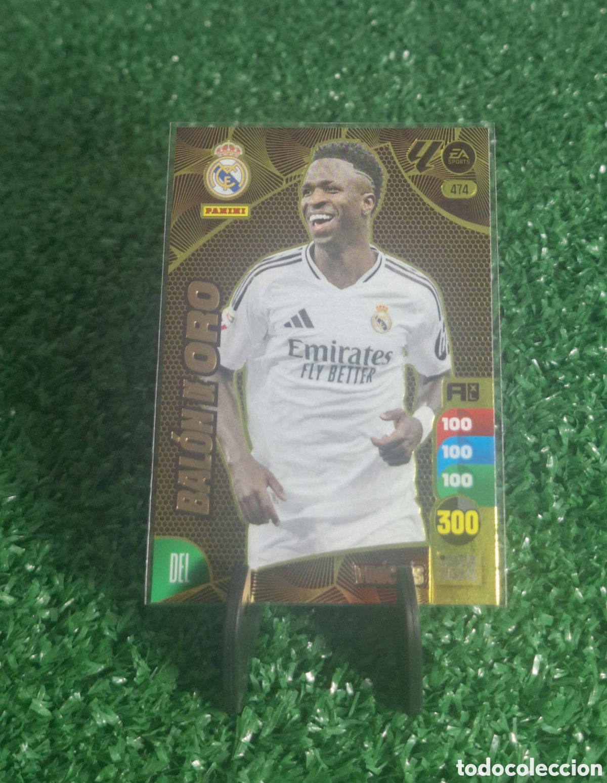 Cromos de f&uacute;tbol: VINICIUS BALON DE ORO 2024 PANINI