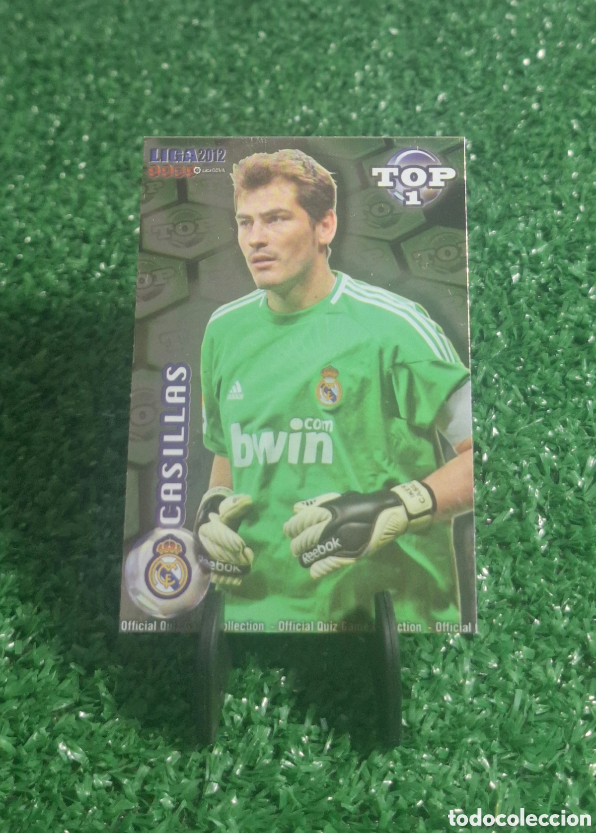 Cromos de f&uacute;tbol: IKER CASILLAS TOP 1 2012