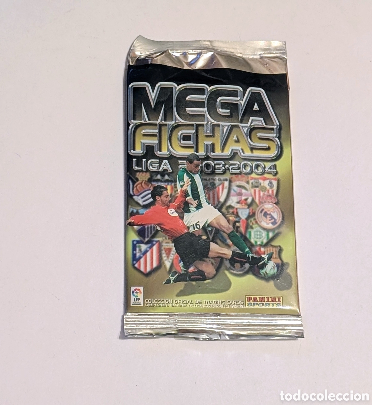 Cromos de f&uacute;tbol: Sobre cromos Futbol sin abrir Mega Fichas 2003/2004. Panini