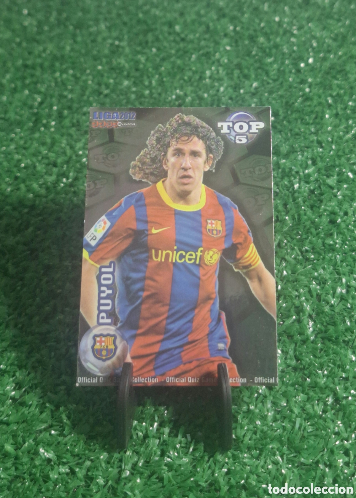 Cromos de f&uacute;tbol: PUYOL TOP 5 2012 QUIZ GAME
