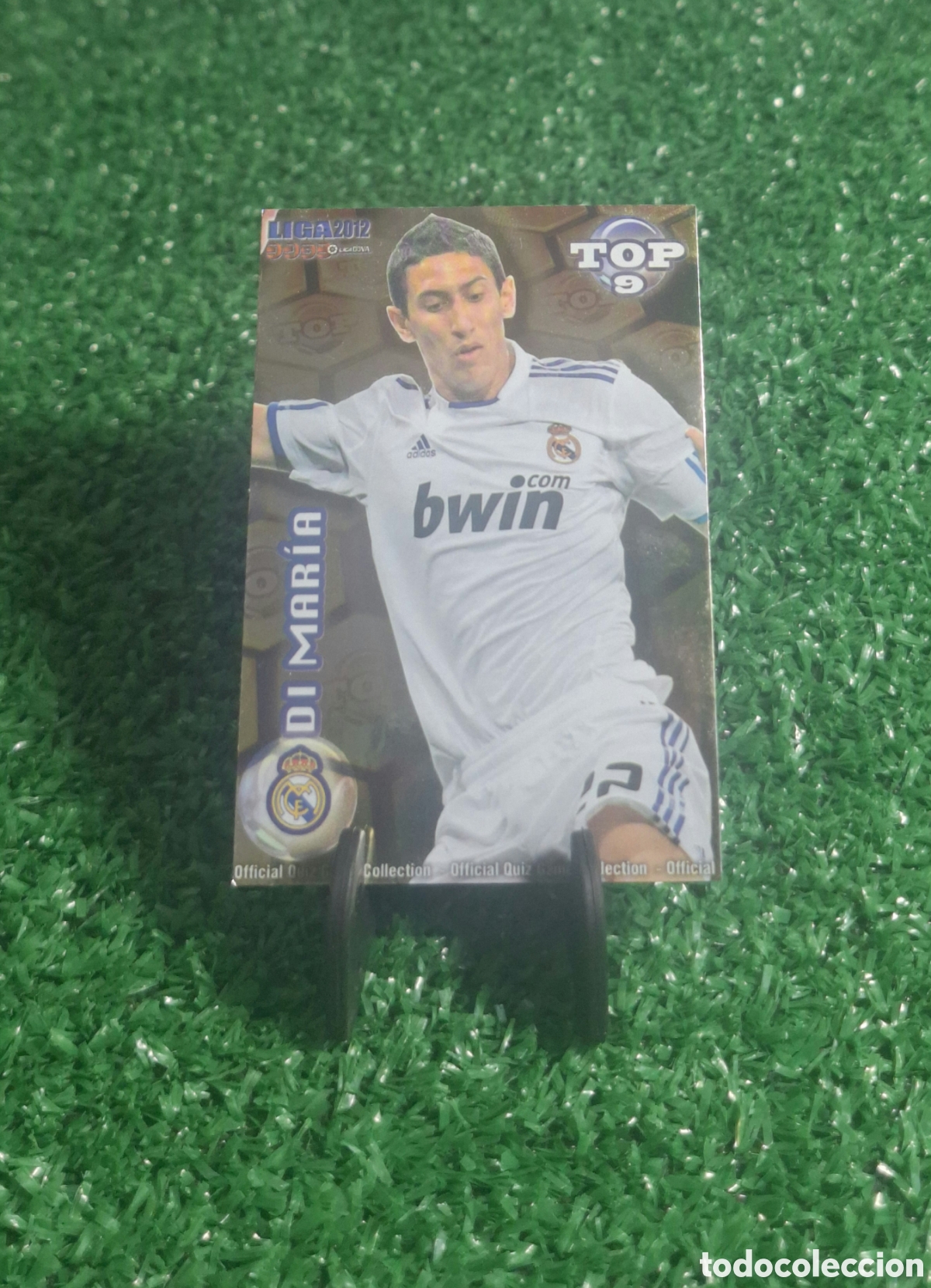 Cromos de f&uacute;tbol: DI MARIA TOP 9 2012 QUIZ GAME