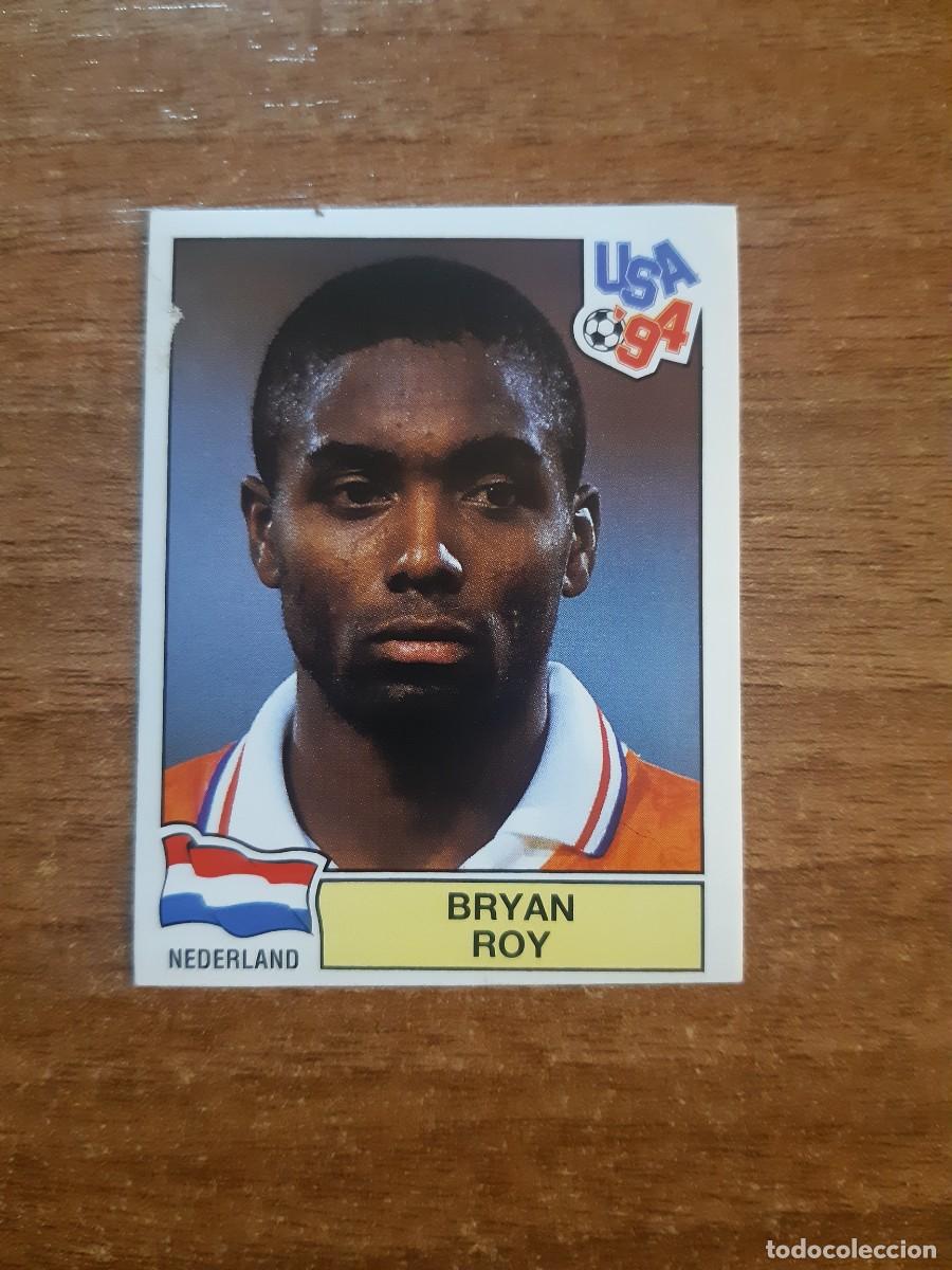 Cromos de f&uacute;tbol: N&deg;433 Bryan Roy (Holanda) Mundial USA 94 PANINI. Nunca pegado