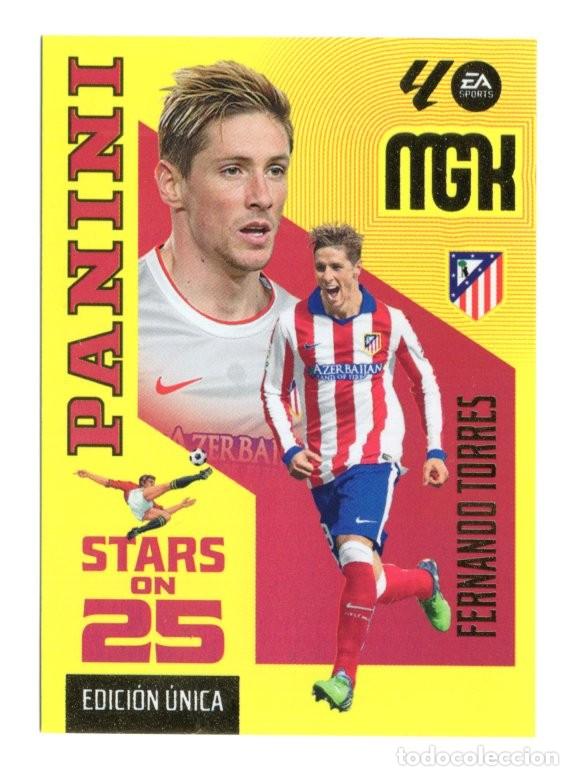 Cromos de f&uacute;tbol: 432 FERNANDO TORRES ATLETICO DE MADRID STARS ON 25 MEGACRACKS 2026 2027 26 27 MGK