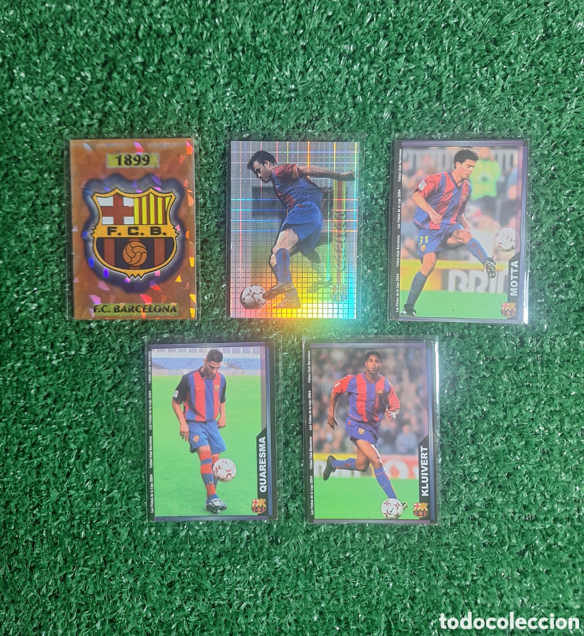 Cromos de f&uacute;tbol: LOTE F.C BARCELONA 2004