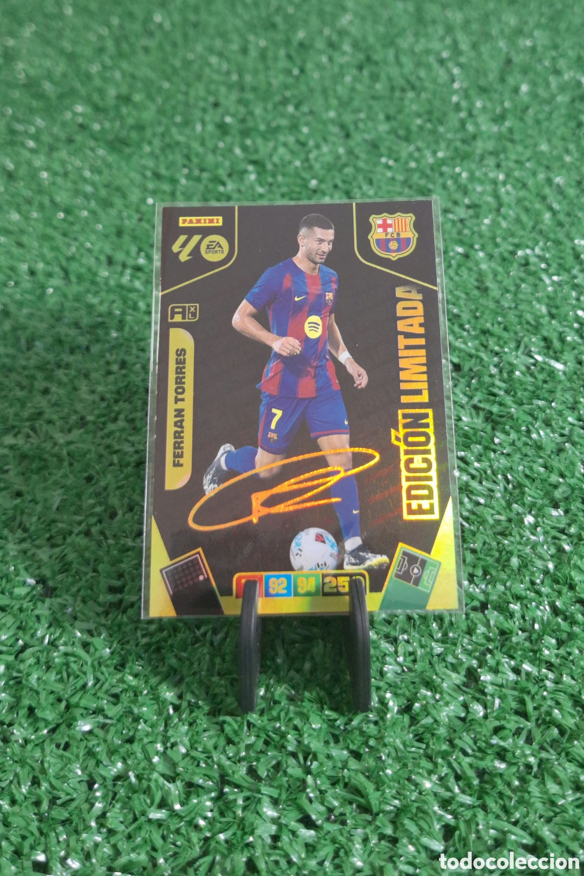 Cromos de f&uacute;tbol: FERRAN TORRES EDICION LIMITADA PANINI