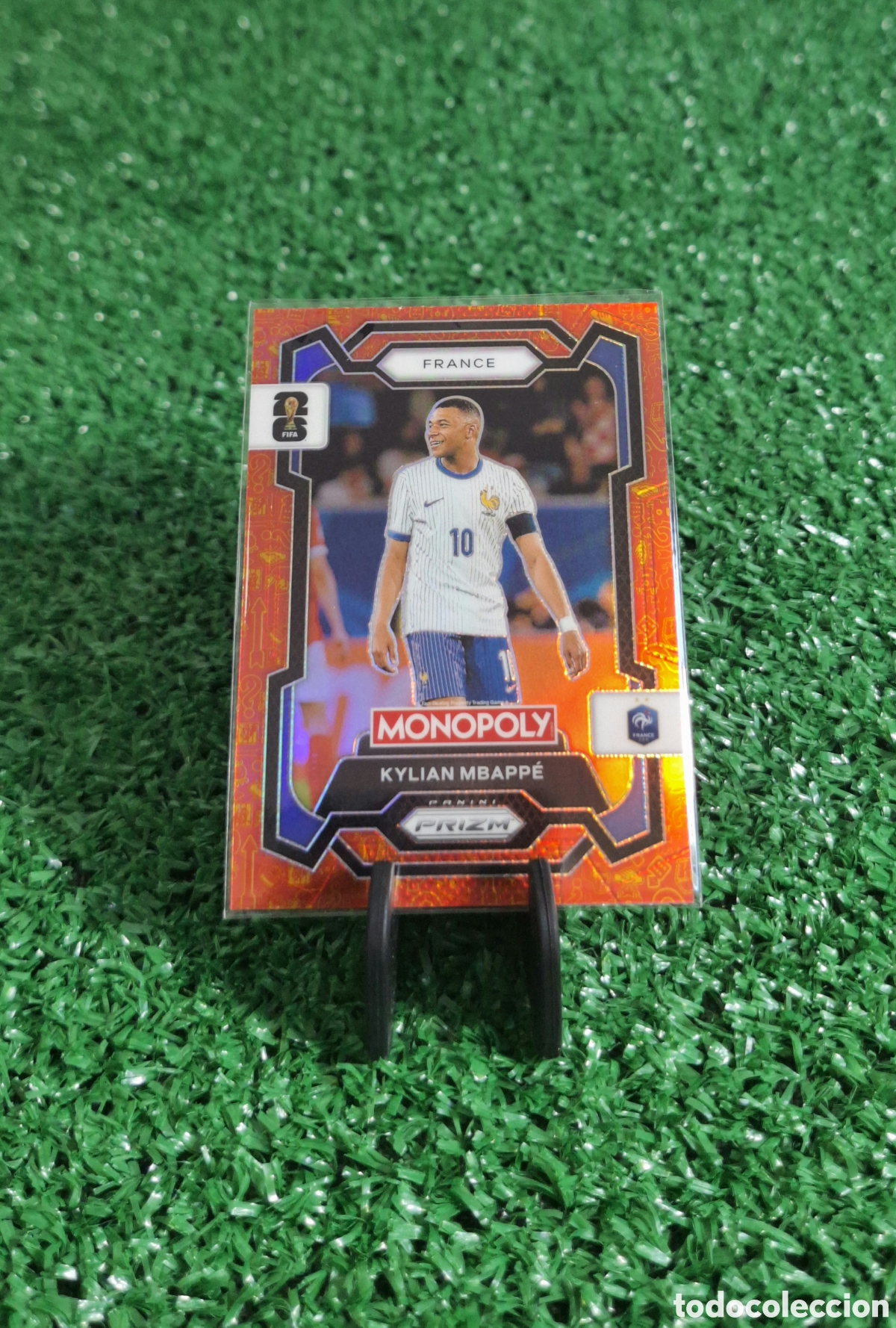 Cromos de f&uacute;tbol: MBAPP&Eacute; GOLD ORANGE MUNDIAL 2026