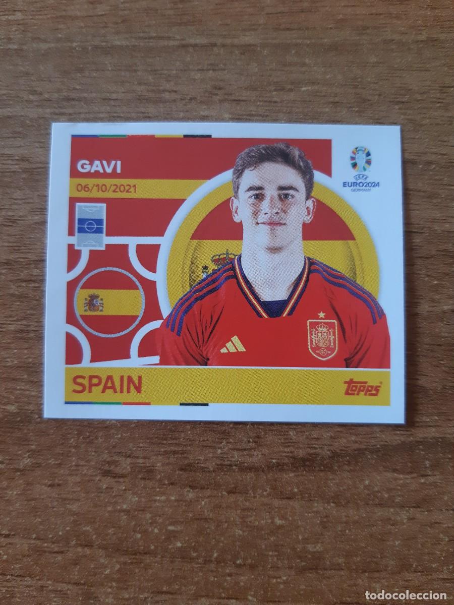 Cromos de f&uacute;tbol: ESP 11 GAVI ESPA&Ntilde;A EURO 2024 TOPPS STICKERS EUROCOPA ALEMANIA 2024. NUEVO SIN PEGAR