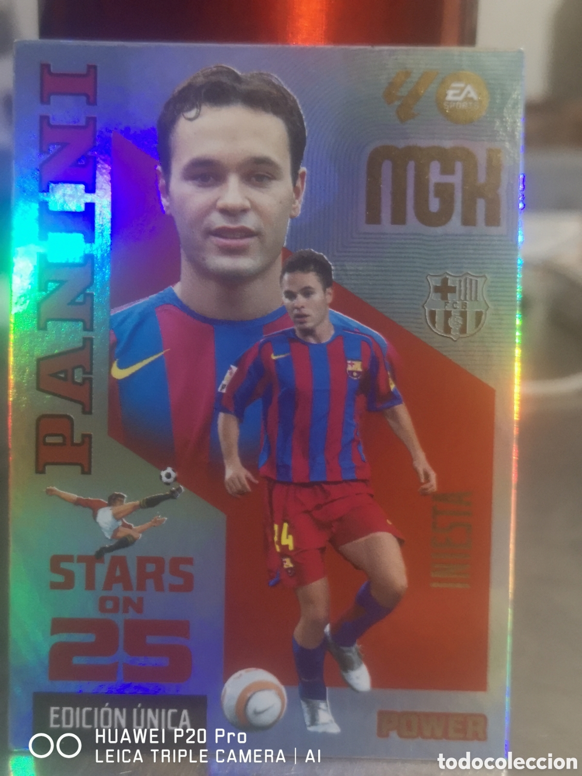 Cromos de f&uacute;tbol: MEGACRACKS 2026 2027 2026 27 STARS ON 25 EDICI&Oacute;N &Uacute;NICA POWER 434 INIESTA - BARCELONA