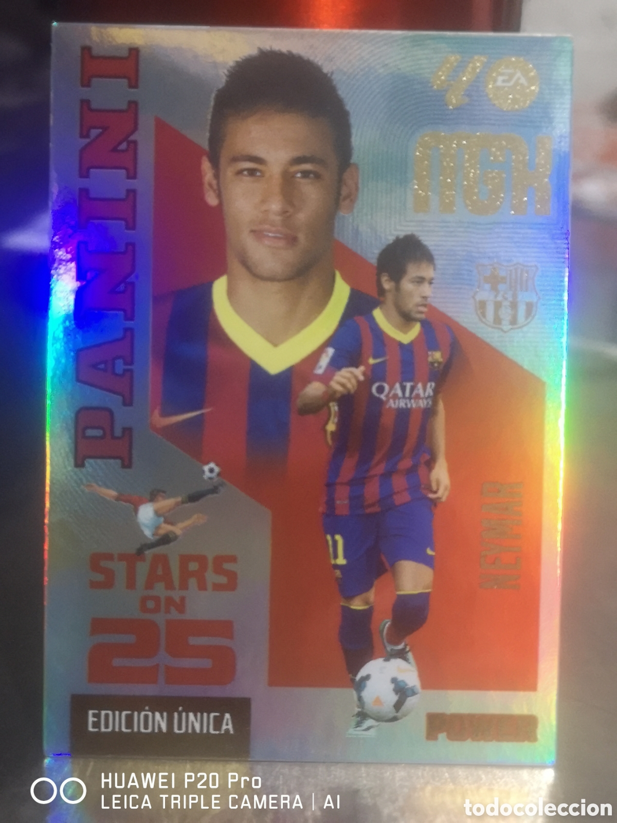 Cromos de f&uacute;tbol: MEGACRACKS 2026 2027 2026 27 STARS ON 25 EDICI&Oacute;N &Uacute;NICA POWER 446 NEYMAR - BARCELONA