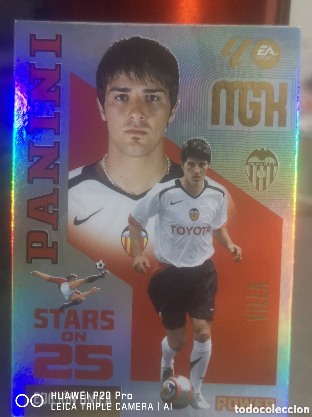 Cromos de f&uacute;tbol: MEGACRACKS 2026 2027 2026 27 STARS ON 25 EDICI&Oacute;N &Uacute;NICA POWER 435 VILLA - VALENCIA