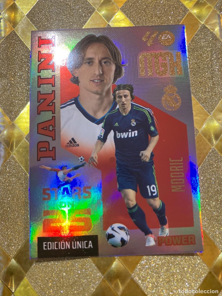 Cromos de f&uacute;tbol: CROMO DE FUTBOL NUMERO 445 MODRIC REAL MADRID POWER STARS LIGA 2026 2027 MEGACRAKS MGK PANINI !