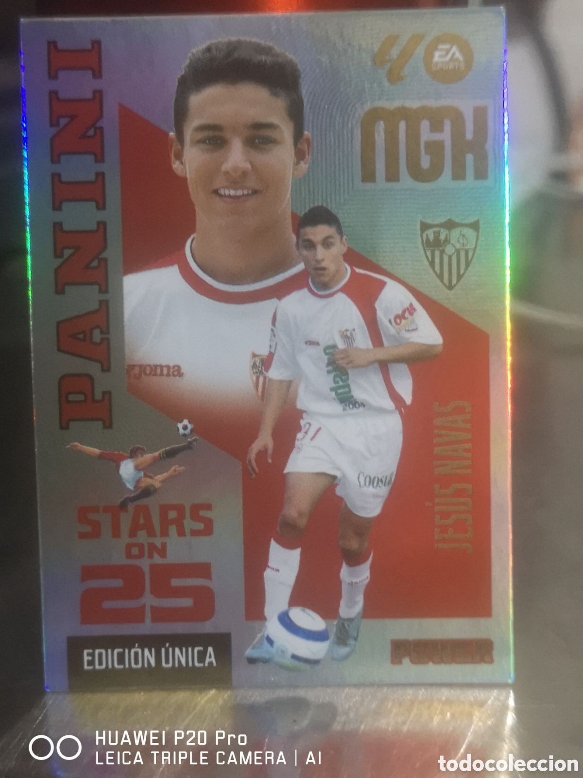 Cromos de f&uacute;tbol: MEGACRACKS 2026 2027 2026 27 STARS ON 25 EDICI&Oacute;N &Uacute;NICA POWER 437 JESUS NAVAS - SEVILLA