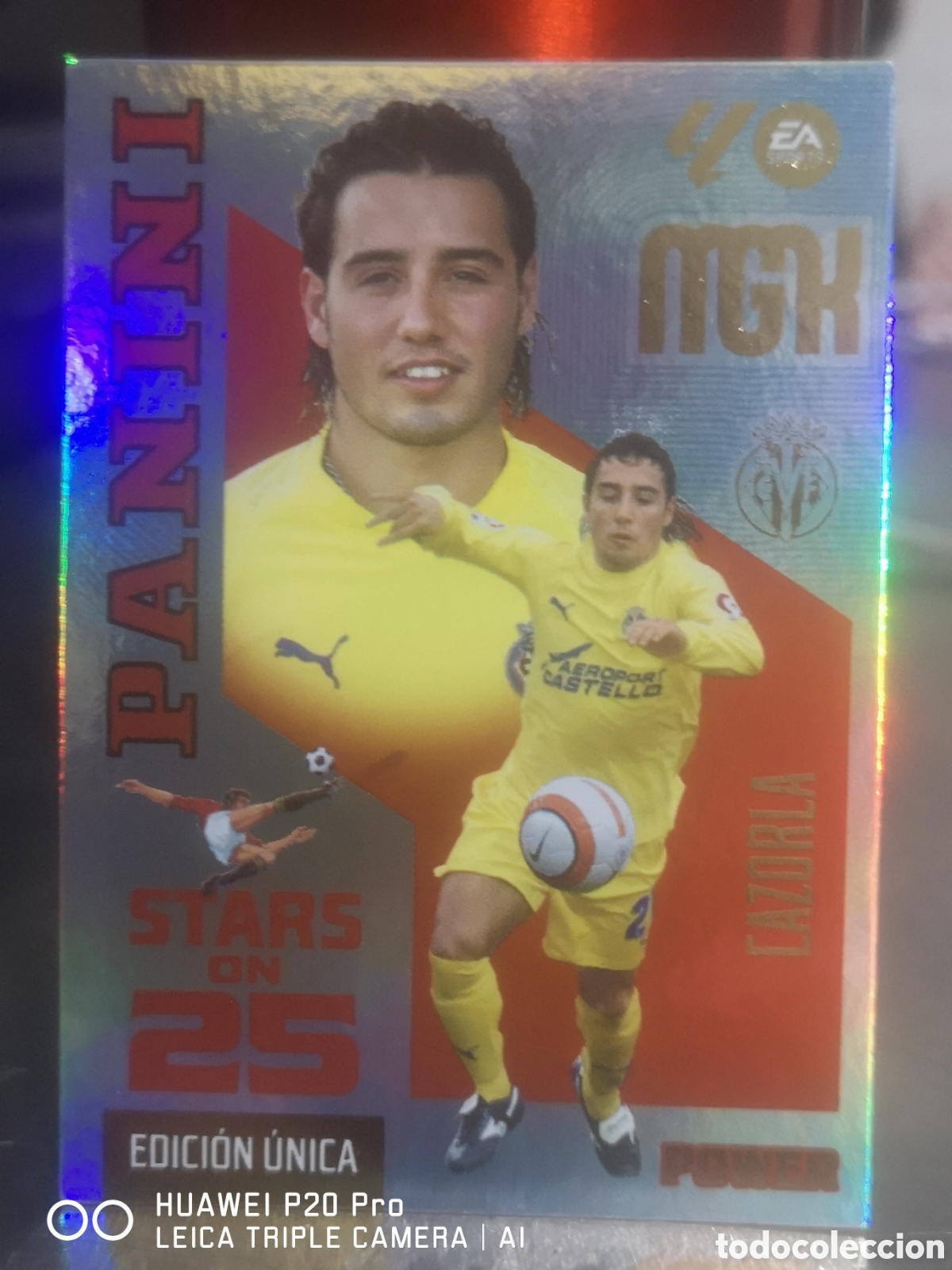 Cromos de f&uacute;tbol: MEGACRACKS 2026 2027 2026 27 STARS ON 25 EDICI&Oacute;N &Uacute;NICA POWER 438 CAZORLA - VILLARREAL