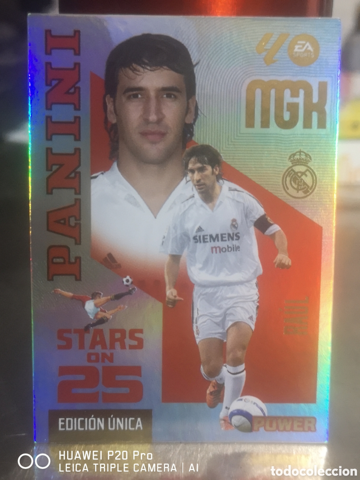 Cromos de f&uacute;tbol: MEGACRACKS 2026 2027 2026 27 STARS ON 25 EDICI&Oacute;N &Uacute;NICA POWER 426 RAUL - REAL MADRID