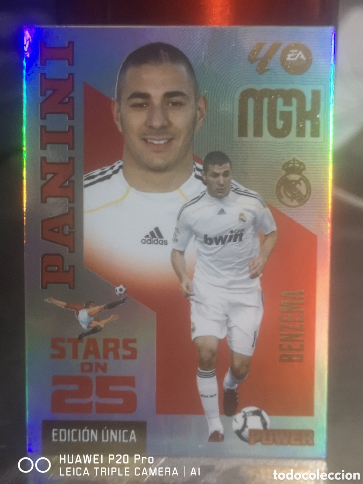 Cromos de f&uacute;tbol: MEGACRACKS 2026 2027 2026 27 STARS ON 25 EDICI&Oacute;N &Uacute;NICA POWER 441 BENZEMA - REAL MADRID