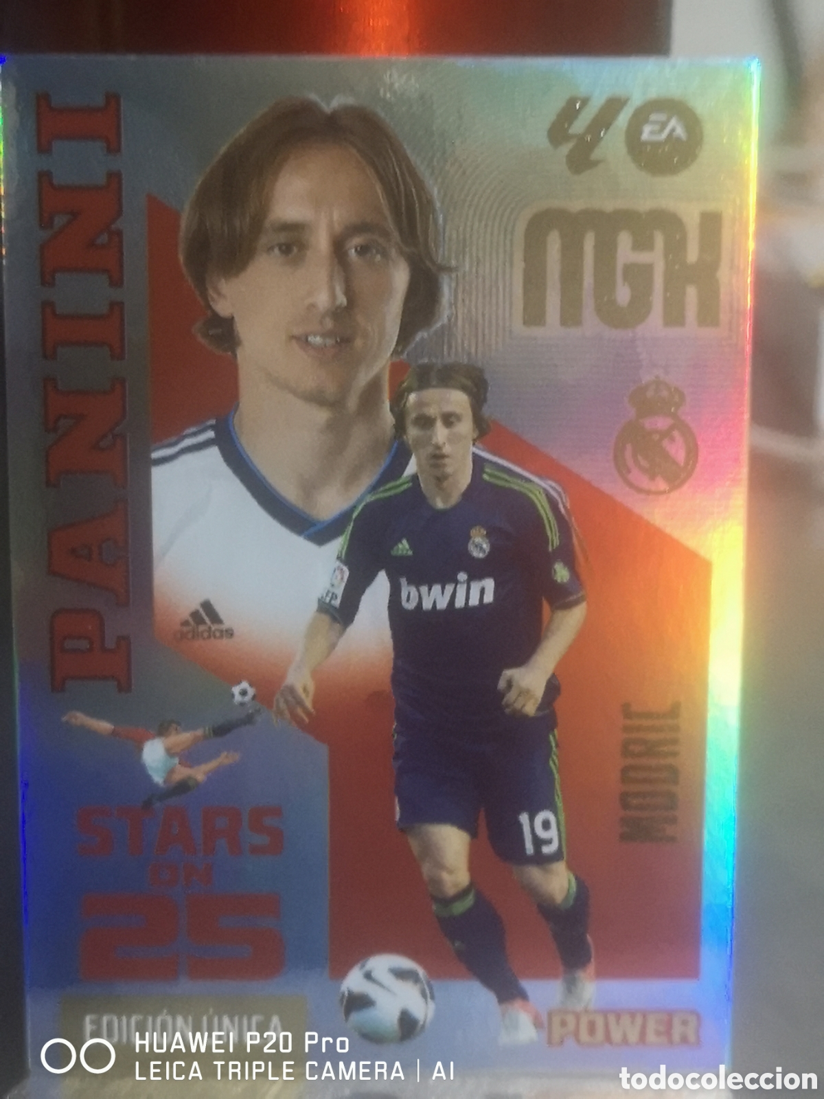 Cromos de f&uacute;tbol: MEGACRACKS 2026 2027 2026 27 STARS ON 25 EDICI&Oacute;N &Uacute;NICA POWER 445 MODRIC - REAL MADRID