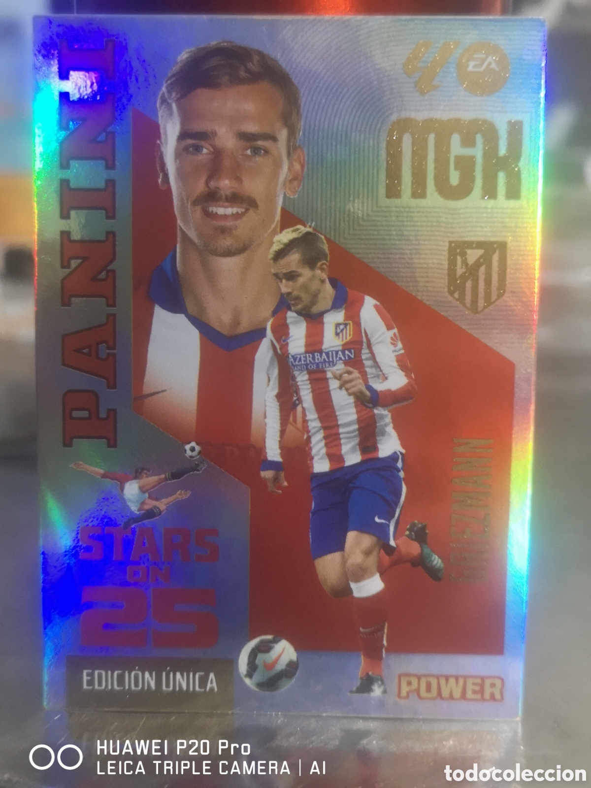 Cromos de f&uacute;tbol: MEGACRACKS 2026 2027 2026 27 STARS ON 25 EDICI&Oacute;N &Uacute;NICA POWER 443P GRIEZMANN ATLETICO DE MADRID