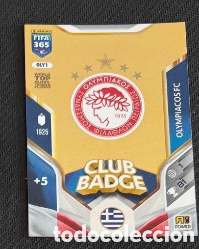 Cromos de f&uacute;tbol: ESCUDO OLYMPIACOS Panini FIFA 365 Adrenalyn XL 2026