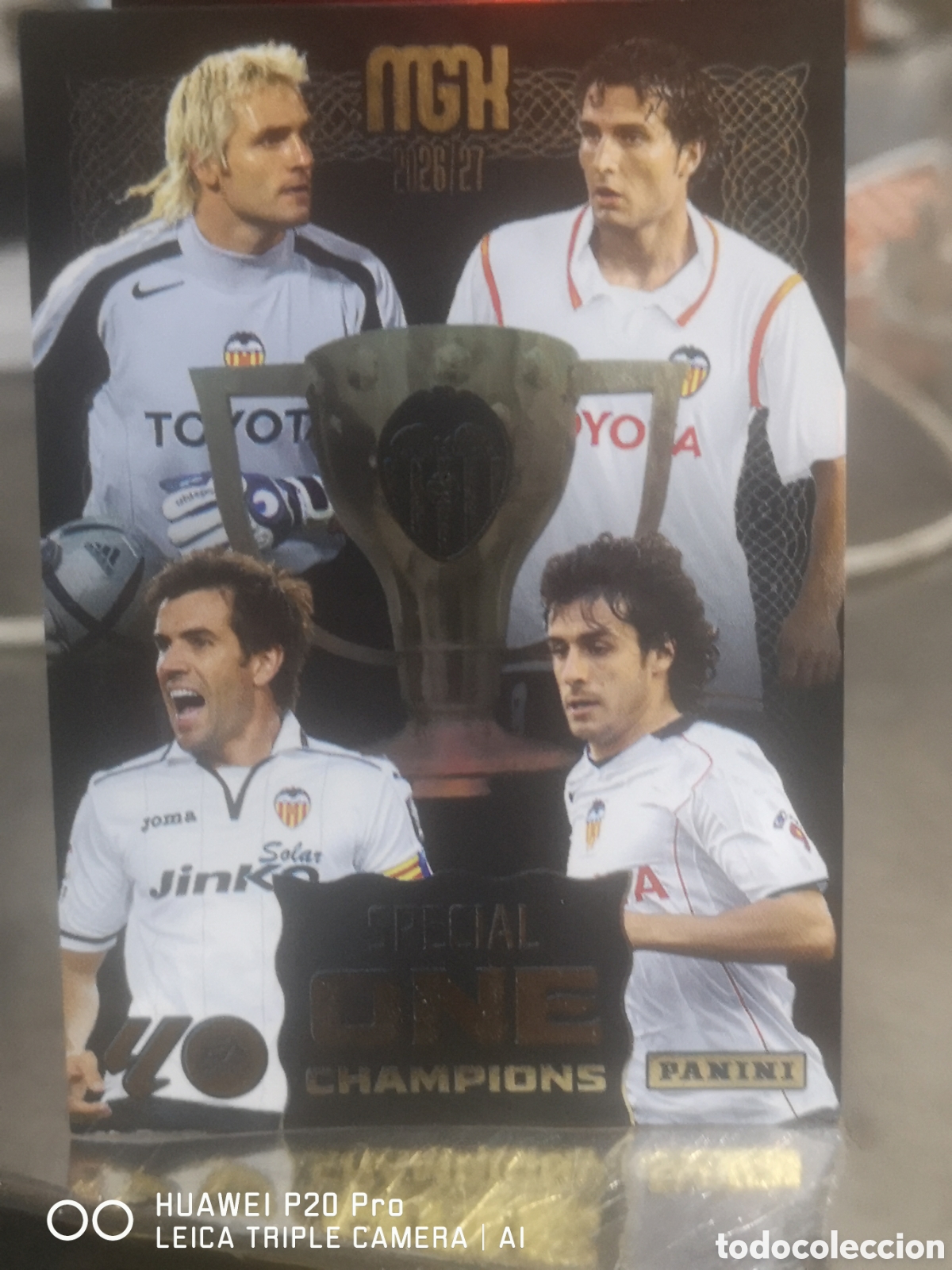 Cromos de f&uacute;tbol: MEGACRACKS 2026 2027 2026 27 SPECIAL ONE CHAMPIONS VALENCIA