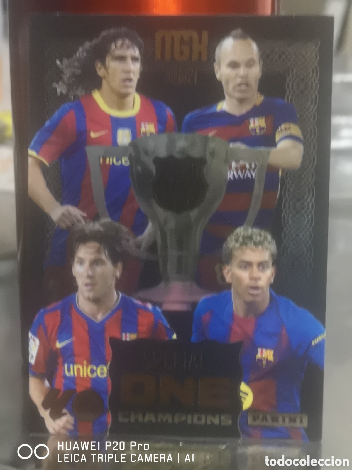 Cromos de f&uacute;tbol: MEGACRACKS 2026 2027 2026 27 SPECIAL ONE CHAMPIONS BARCELONA LAMINE YAMAL / MESSI