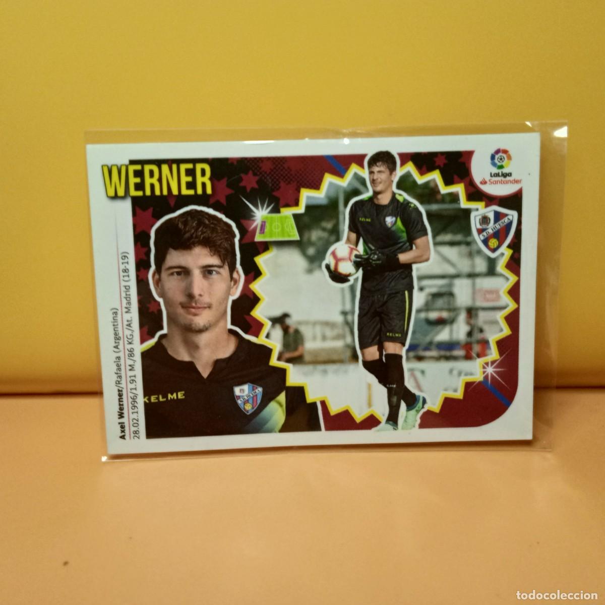 Cromos de f&uacute;tbol: EDICIONES ESTE 2018 2019 18 19 SD HUESCA WERNER 1 (3&ordf; EDICI&Oacute;N)