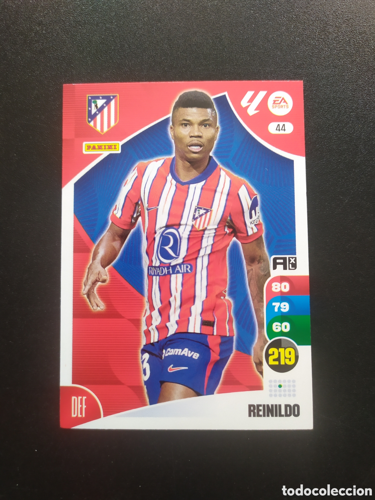 Cromos de f&uacute;tbol: Adrenalyn 2024 2025 24 25 panini Reinildo n&deg; 44 Atl&eacute;tico Madrid