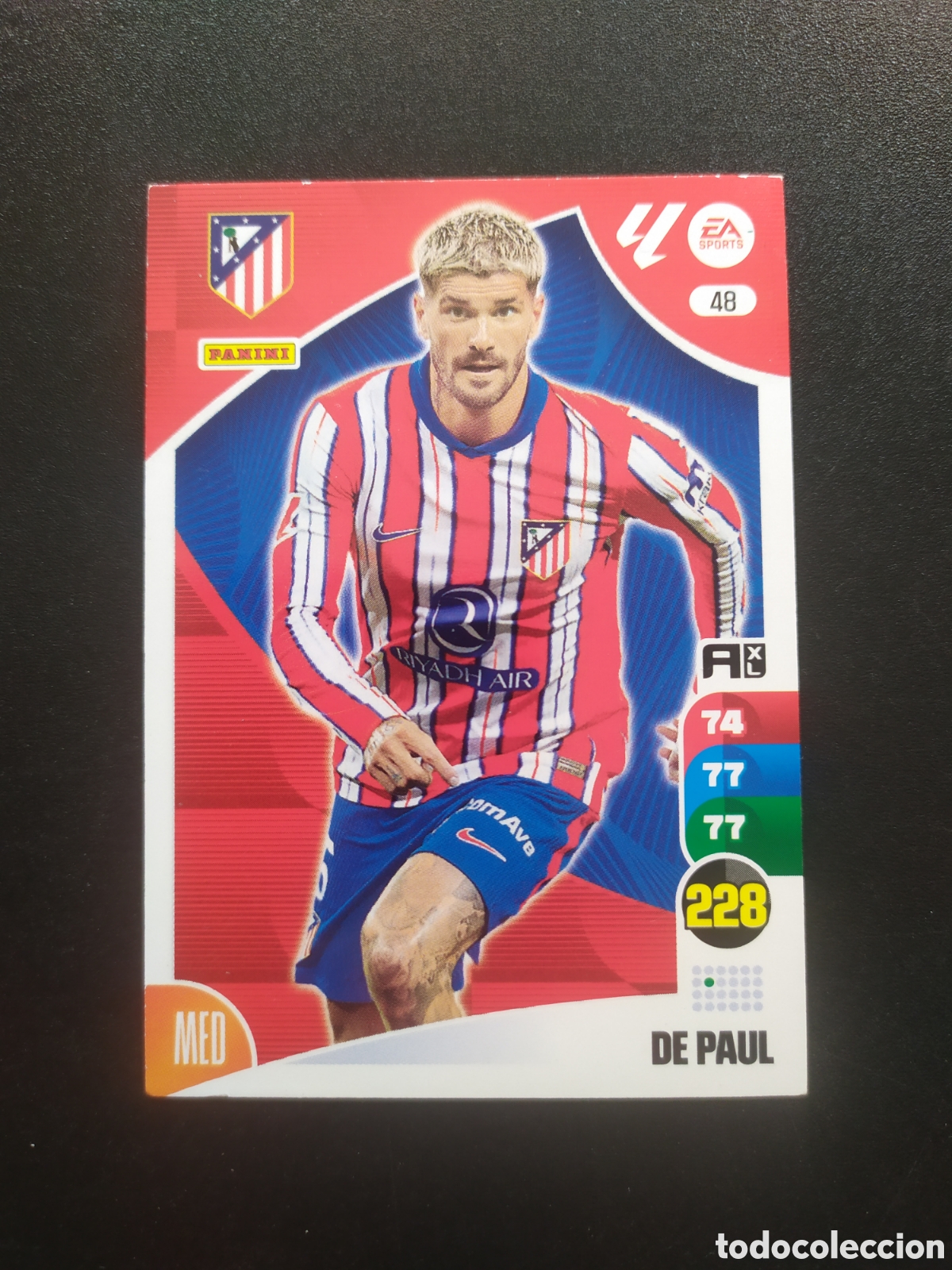 Cromos de f&uacute;tbol: Adrenalyn 2024 2025 24 25 panini De Paul n&deg; 48 Atl&eacute;tico Madrid