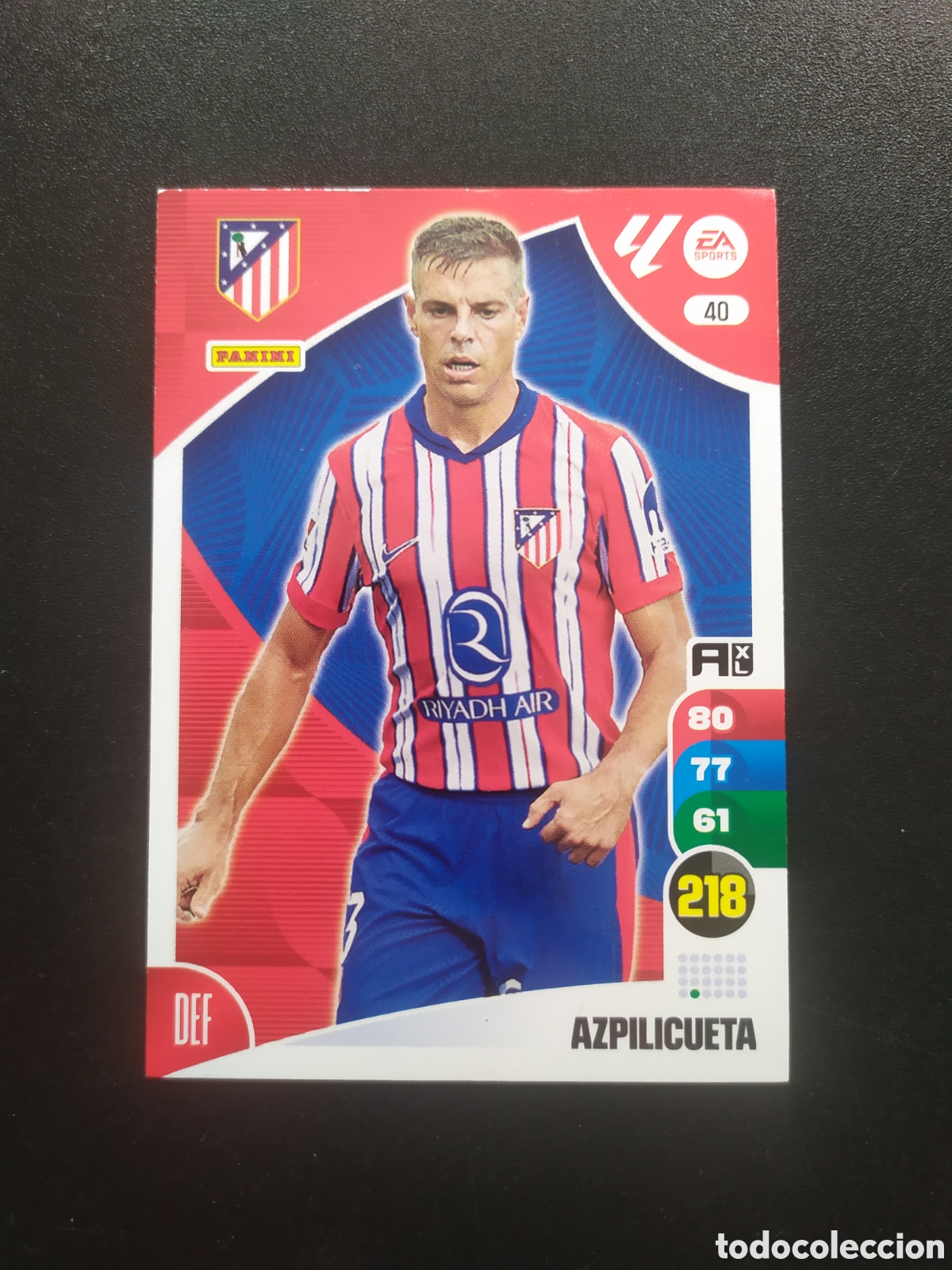 Cromos de f&uacute;tbol: Adrenalyn 2024 2025 24 25 panini Azpilicueta n&deg; 40 Atl&eacute;tico Madrid