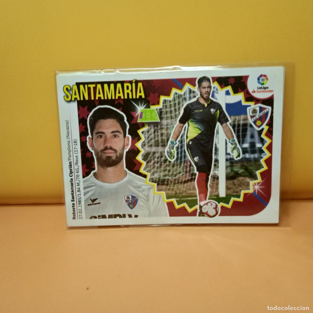 Cromos de f&uacute;tbol: EDICIONES ESTE 2018 2019 18 19 SD HUESCA SANTAMARIA 2 (2&ordf; EDICI&Oacute;N)