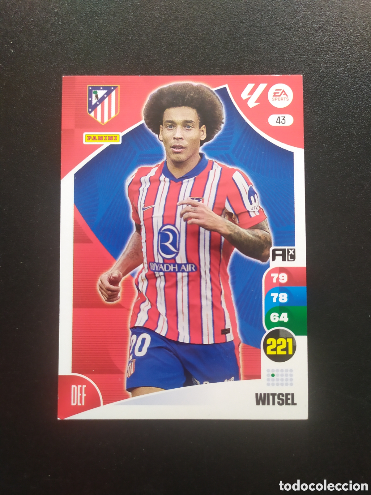 Cromos de f&uacute;tbol: Adrenalyn 2024 2025 24 25 panini Witsel n&deg; 43 Atl&eacute;tico Madrid