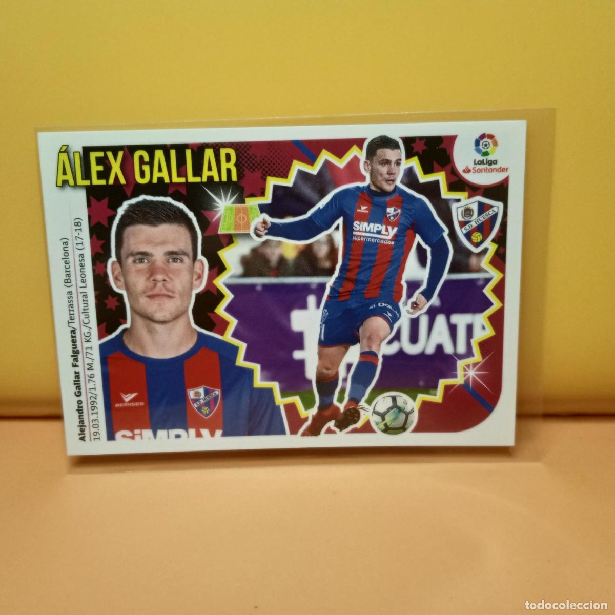 Cromos de f&uacute;tbol: EDICIONES ESTE 2018 2019 18 19 SD HUESCA ALEX GALLAR 13