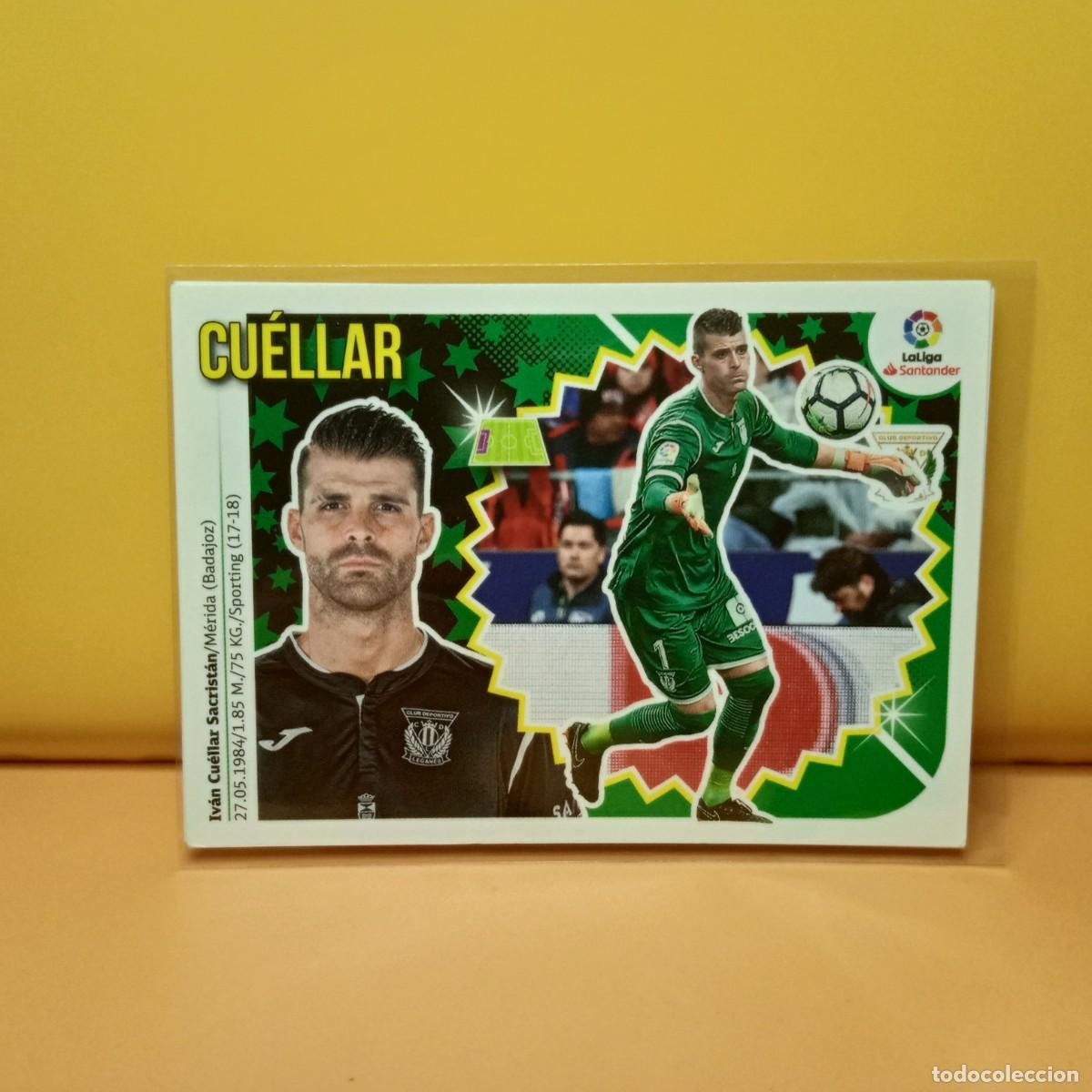 Cromos de f&uacute;tbol: EDICIONES ESTE 2018 2019 18 19 CD LEGAN&Eacute;S CUELLAR 1
